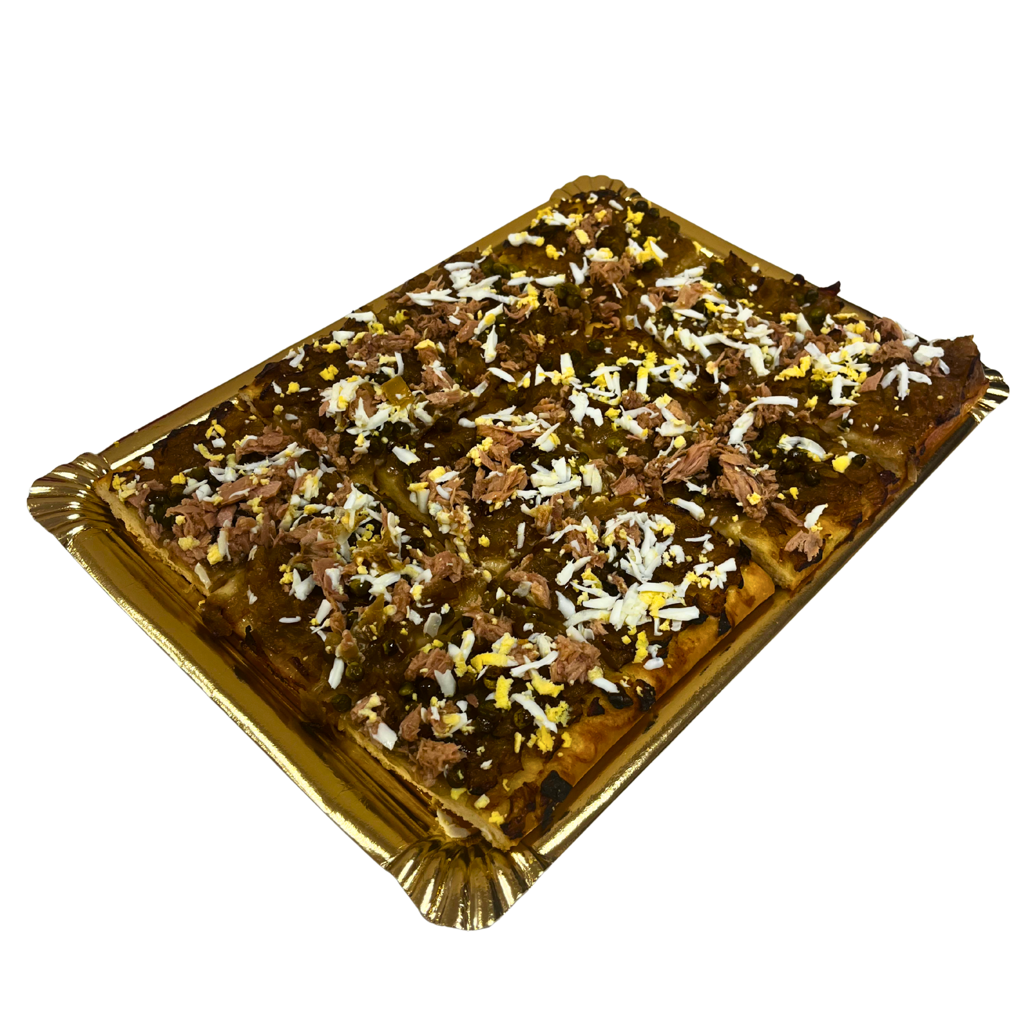 Bandeja COCA GUISANTES Y CEBOLLA 12U