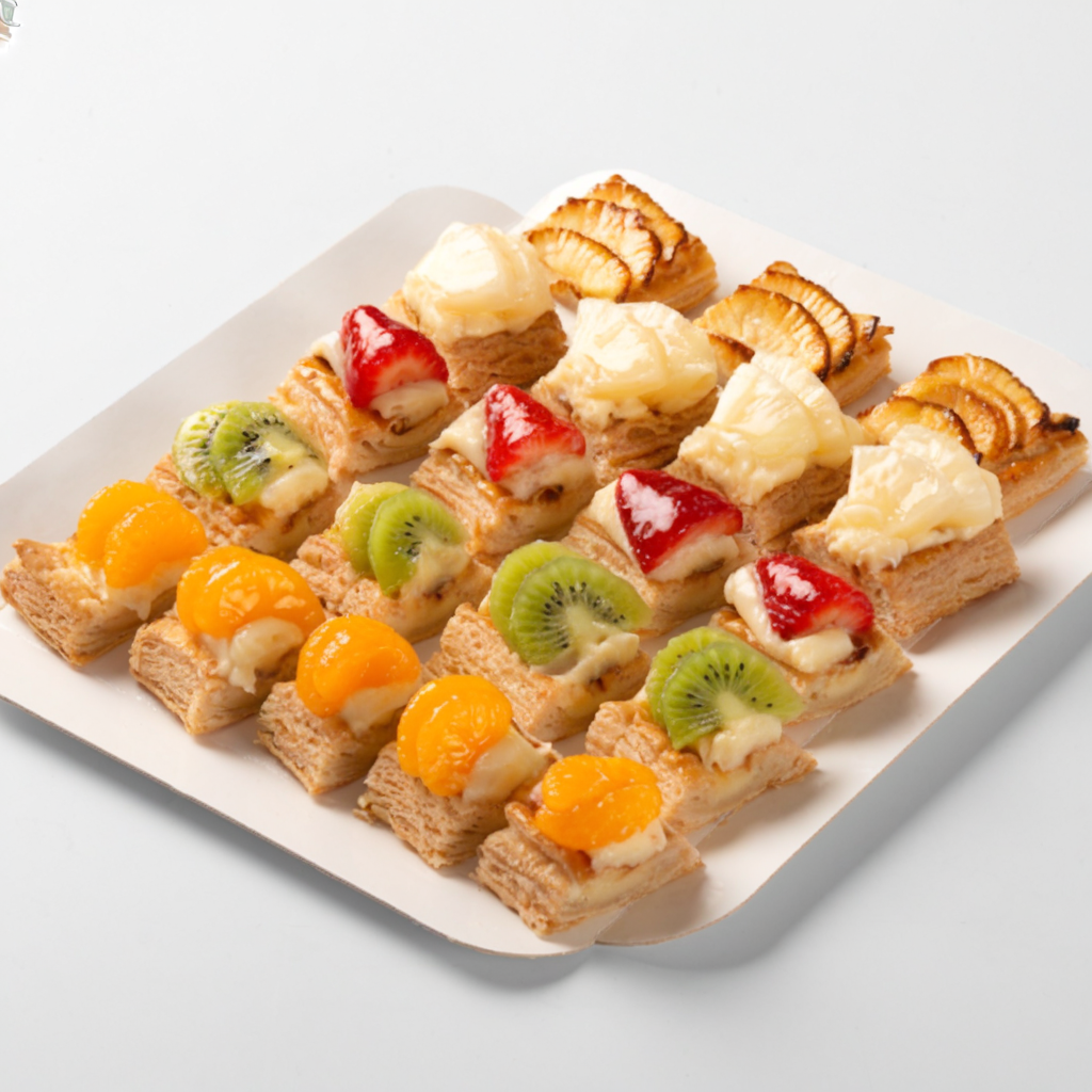 Bandeja MINI HOJALDRES DE FRUTA 16U