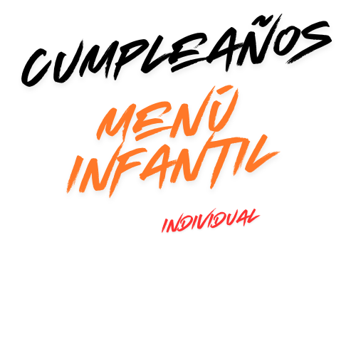 Menú Infantil individual